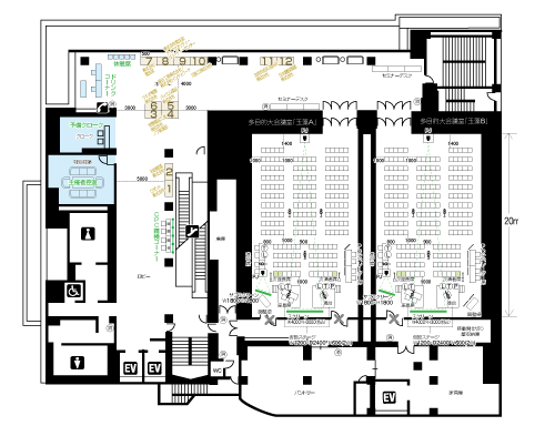大会場図